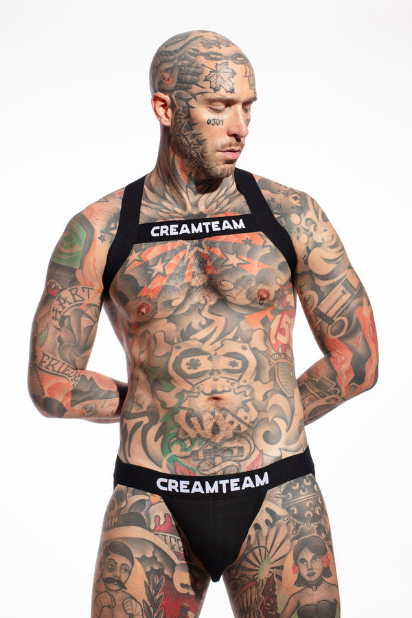 Classic Jock & Harness Black