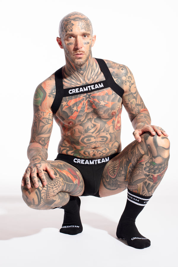 Classic Brief, Harness & Load Sock Black