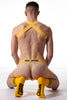 Klassischer Jock Piss Lover, Harness & Collecting Loads Socken Gelb